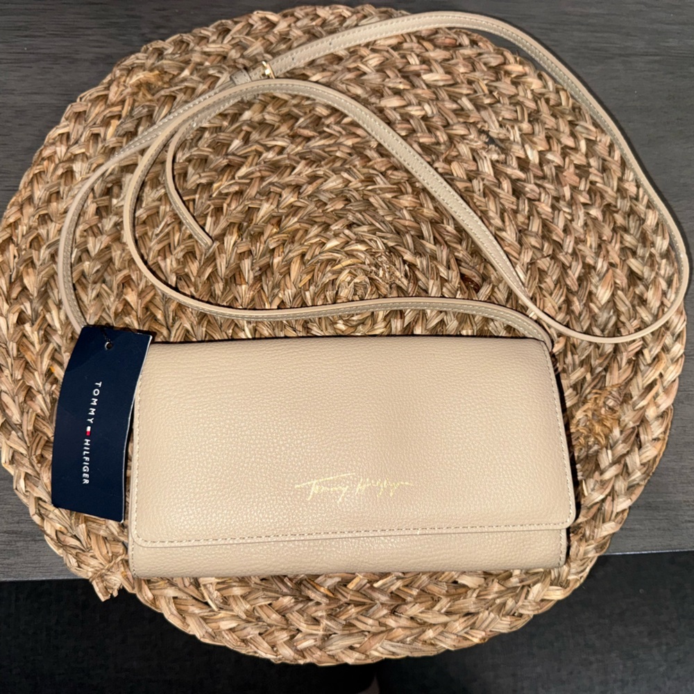 Tommy Hilfiger Cream Crossbody Bag